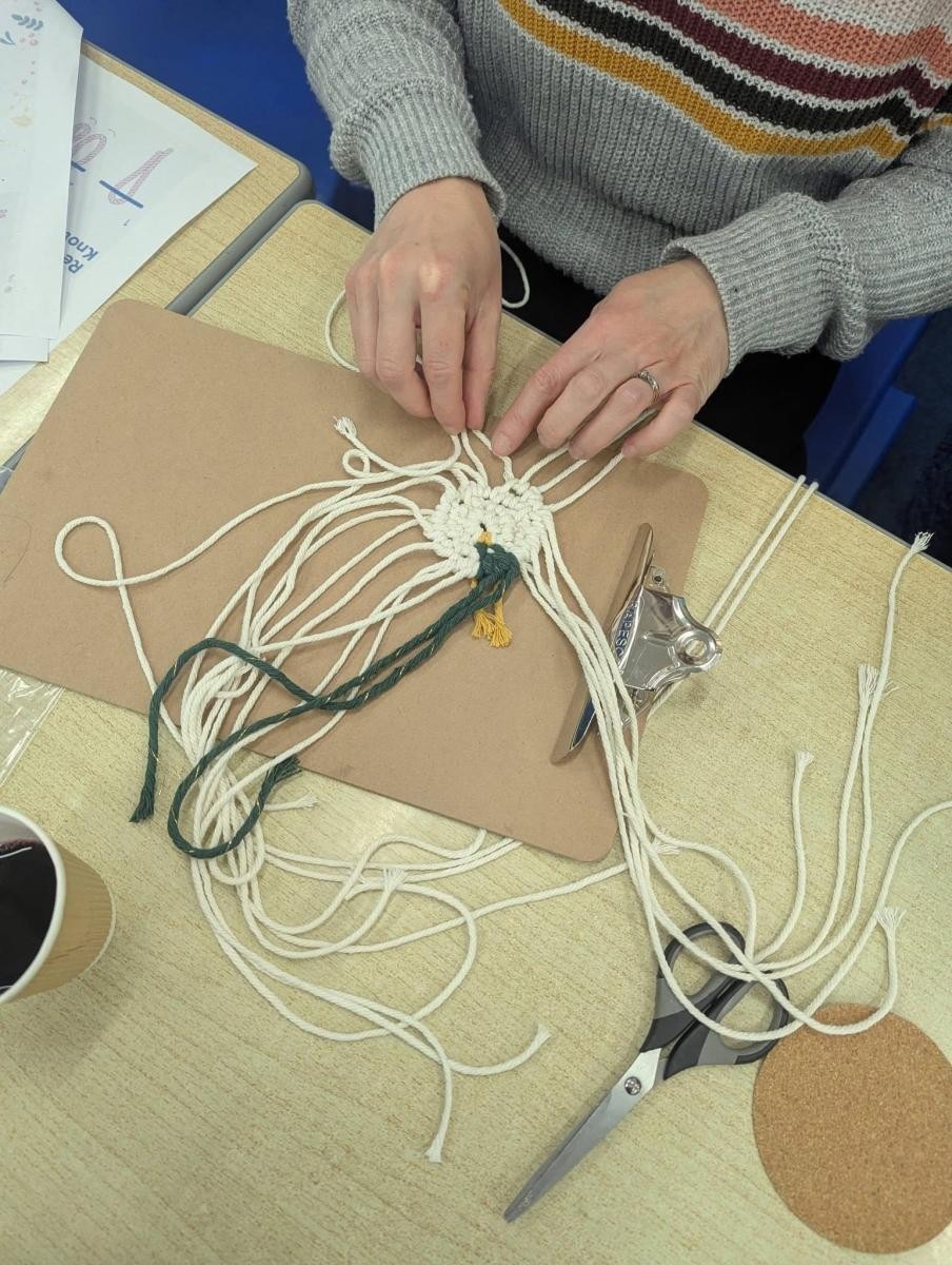 Christmas macramé workshop