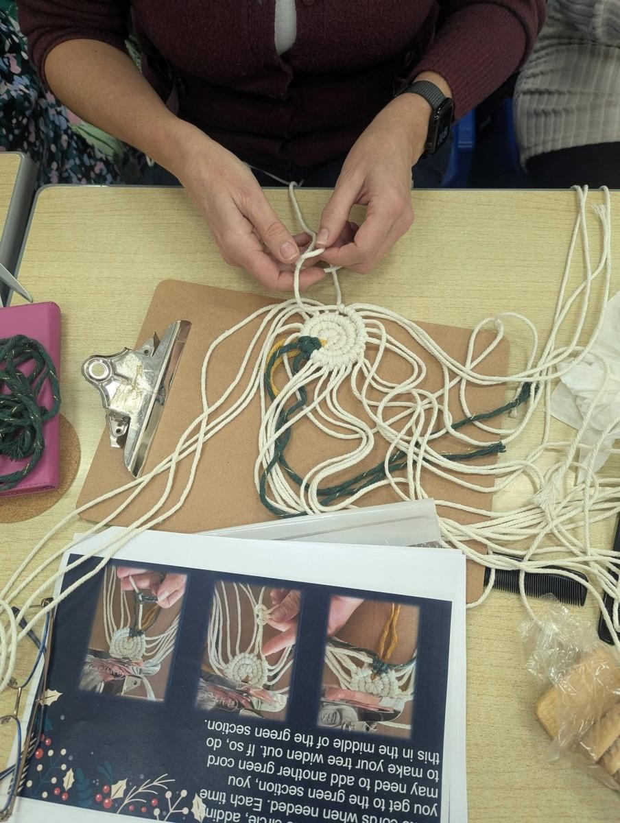 Christmas macramé workshop