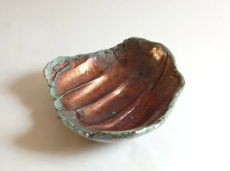 Ridged & Lustred Fragment Form 30cm £300