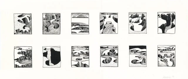 Shetland Shores £220 (£110) 35 x 70 cm, Lithograph (edition of 20)