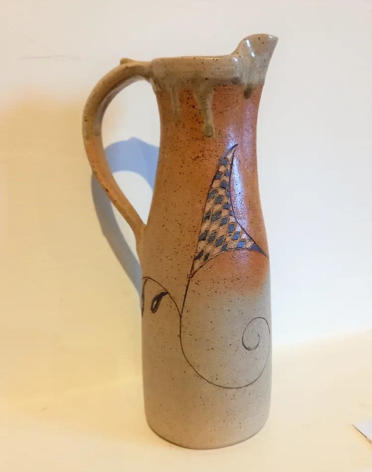 Stoneware Jug. Sonia Lewis. 25cm H x 13 cm W. £70