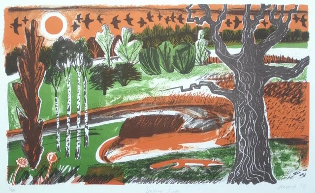 Sinking Sun £265 (£145) 40 x 55 cm, Lithograph (edition of 50)