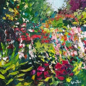 Sylvia Paul Colour of Peonies £550 30x30cm