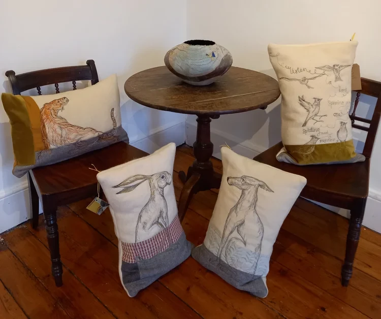 Handmade Cushions. Anna Osborne. 