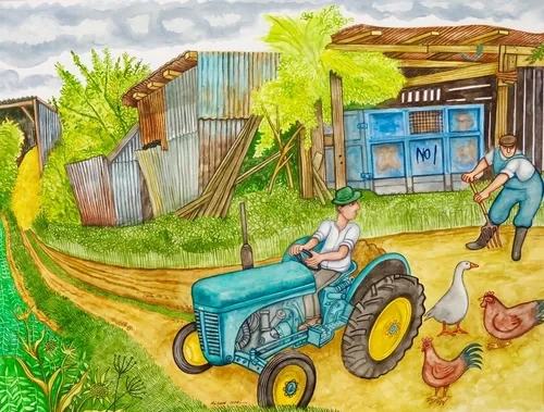Little Blue Tractor £500