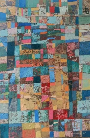 Peter Corr Harlequin 75x50cm