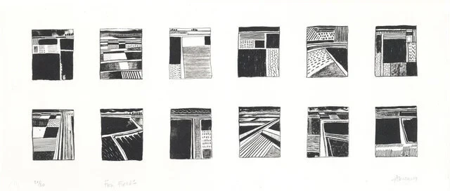 Fen Fields £220 (£110) 35 x 70 cm, Lithograph (edition of 20)