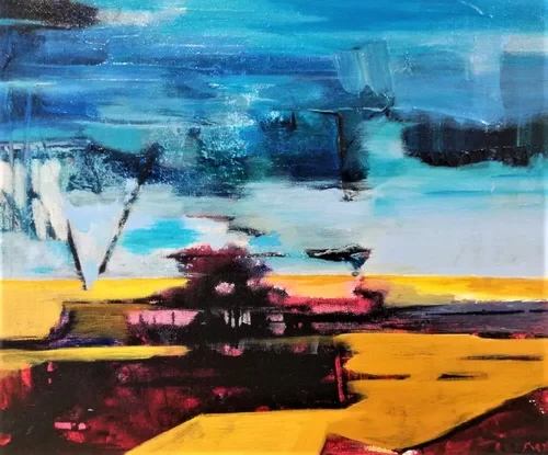 Elaine Offley Out of Morston £240 30 x 25cm