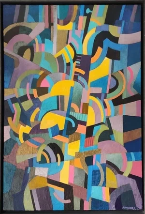Peter Corr Chromatic Interval 75x50cm