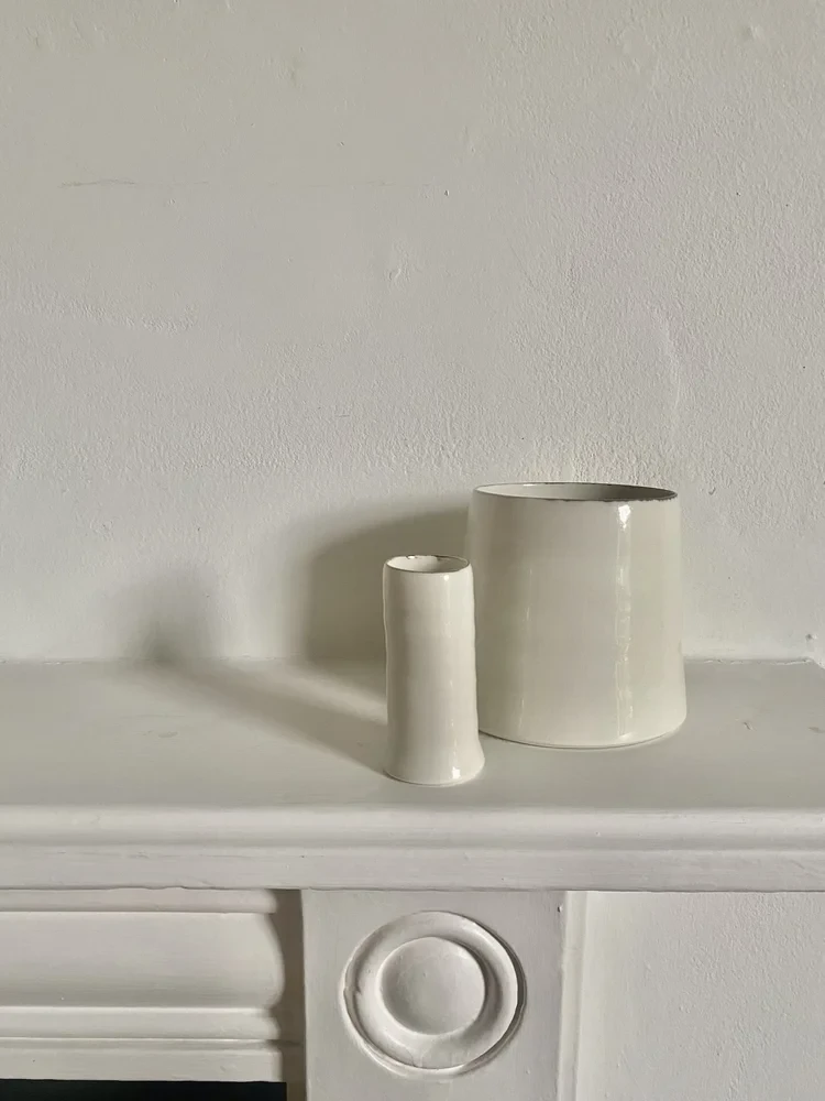 71. Petite posy H8 cm £20, 72. Vessel H10 cm SOLD