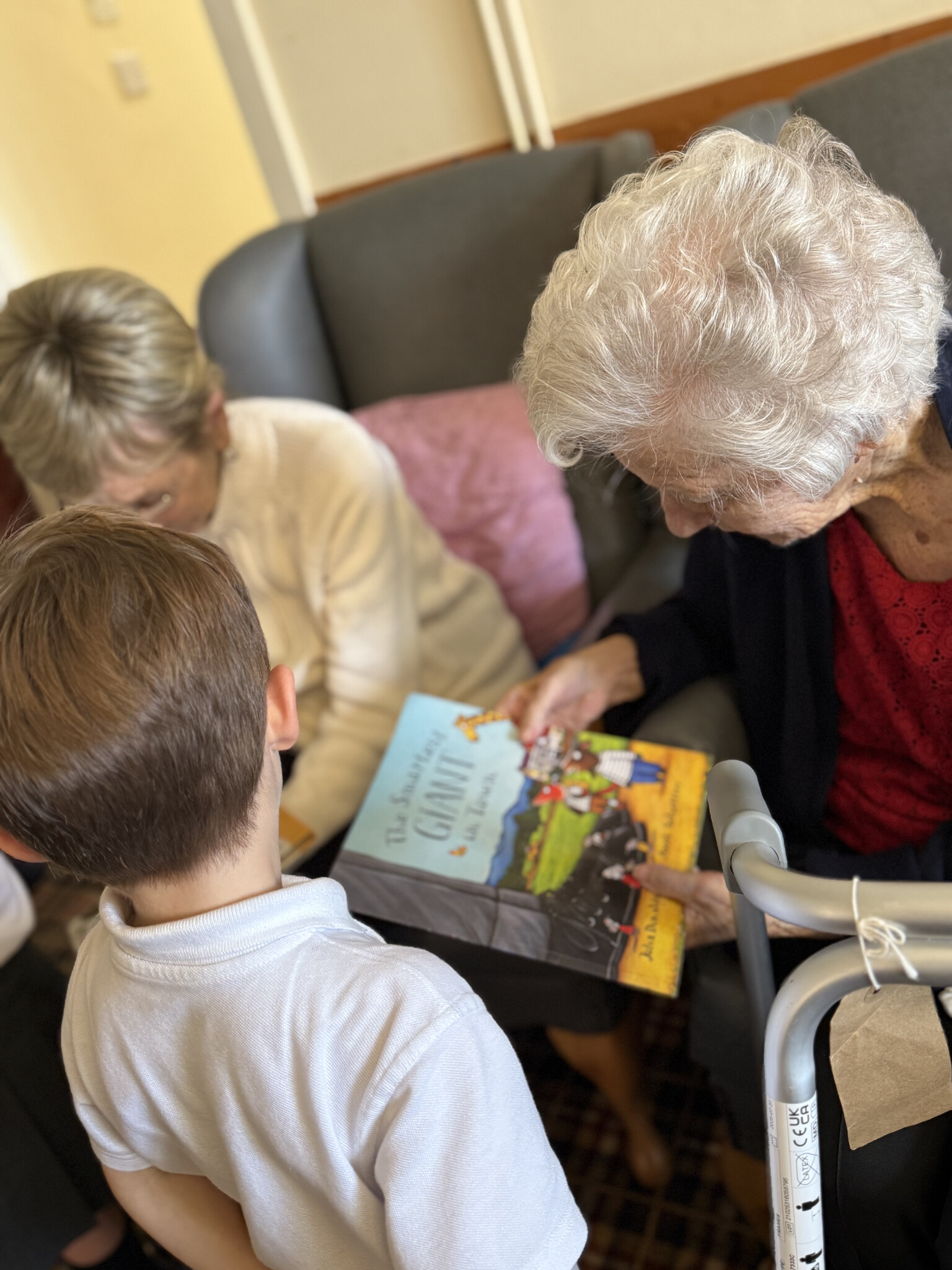 Sharing a story together