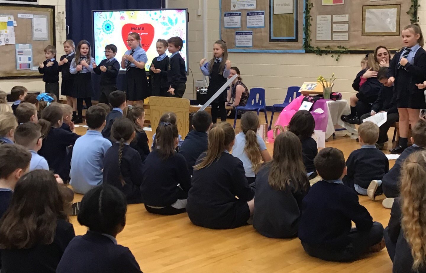 Children sharing thoughts, images and prayers for Mother's Day