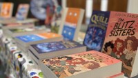 Books on display