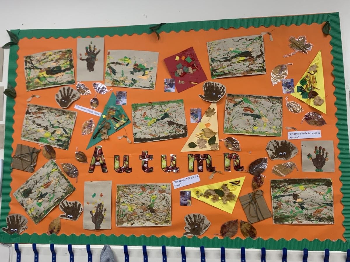 Autumn work display
