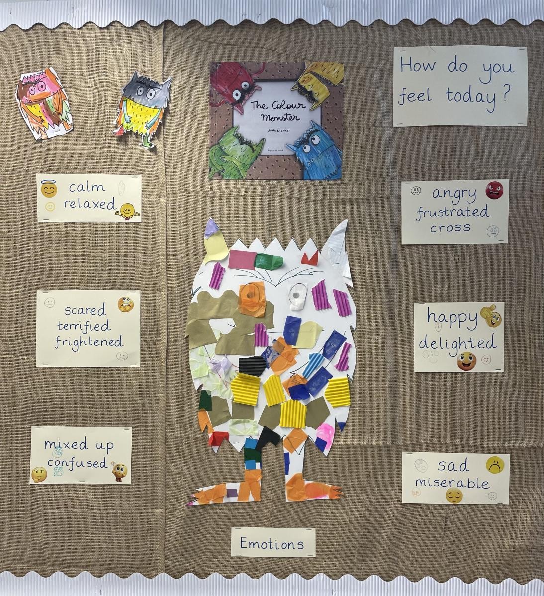 The Colour Monster books have helped us to learn about different emotions.