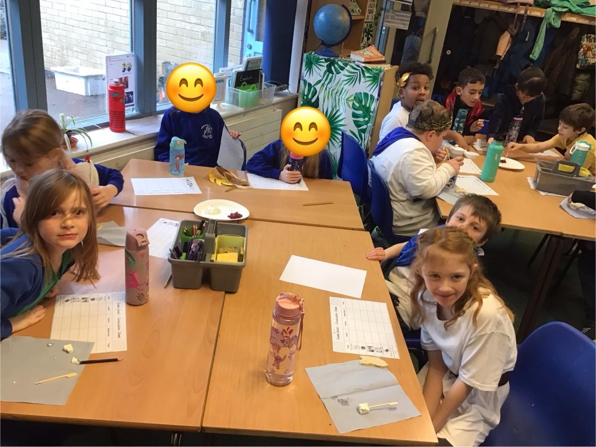 Greek food tasting