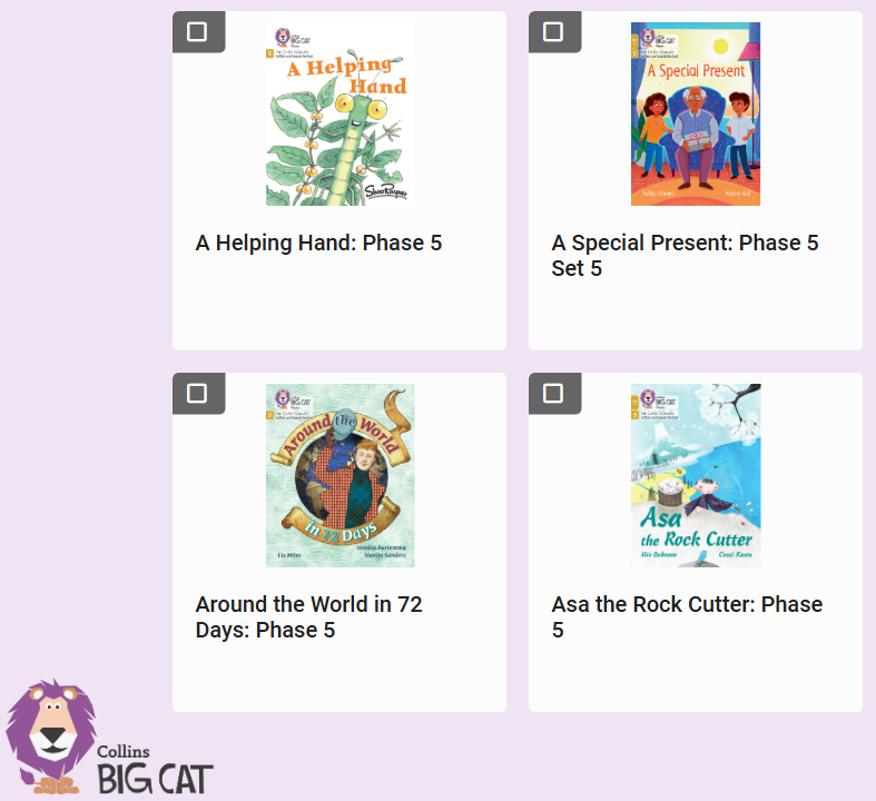 Collins Hub Reading Books