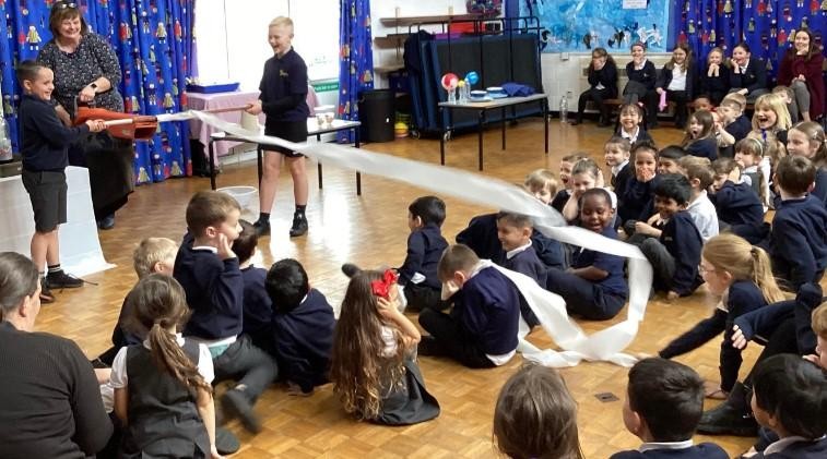 Science Week with the EYFS children
