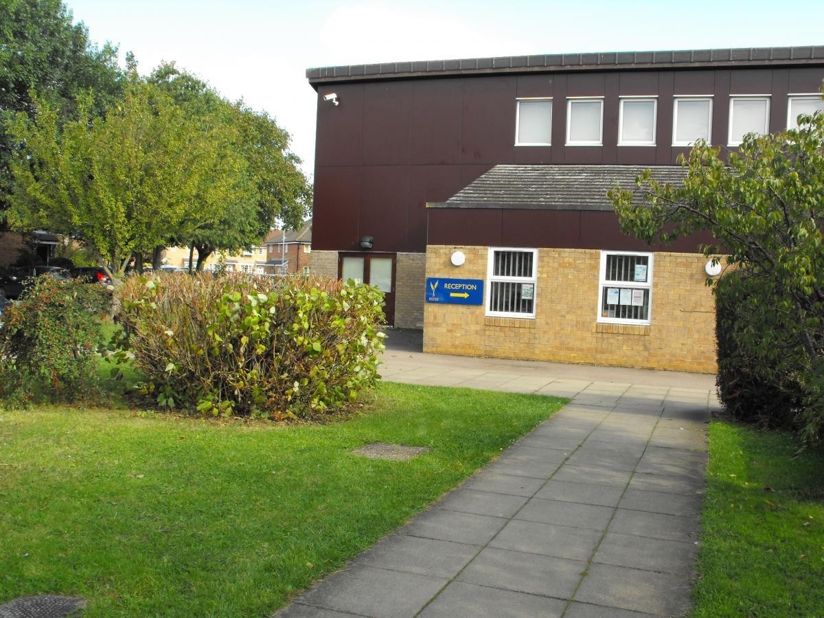 School Building - old photo