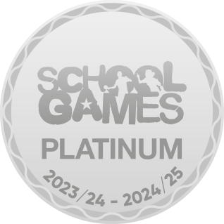 We have been awarded the PLATINUM School Games Award!