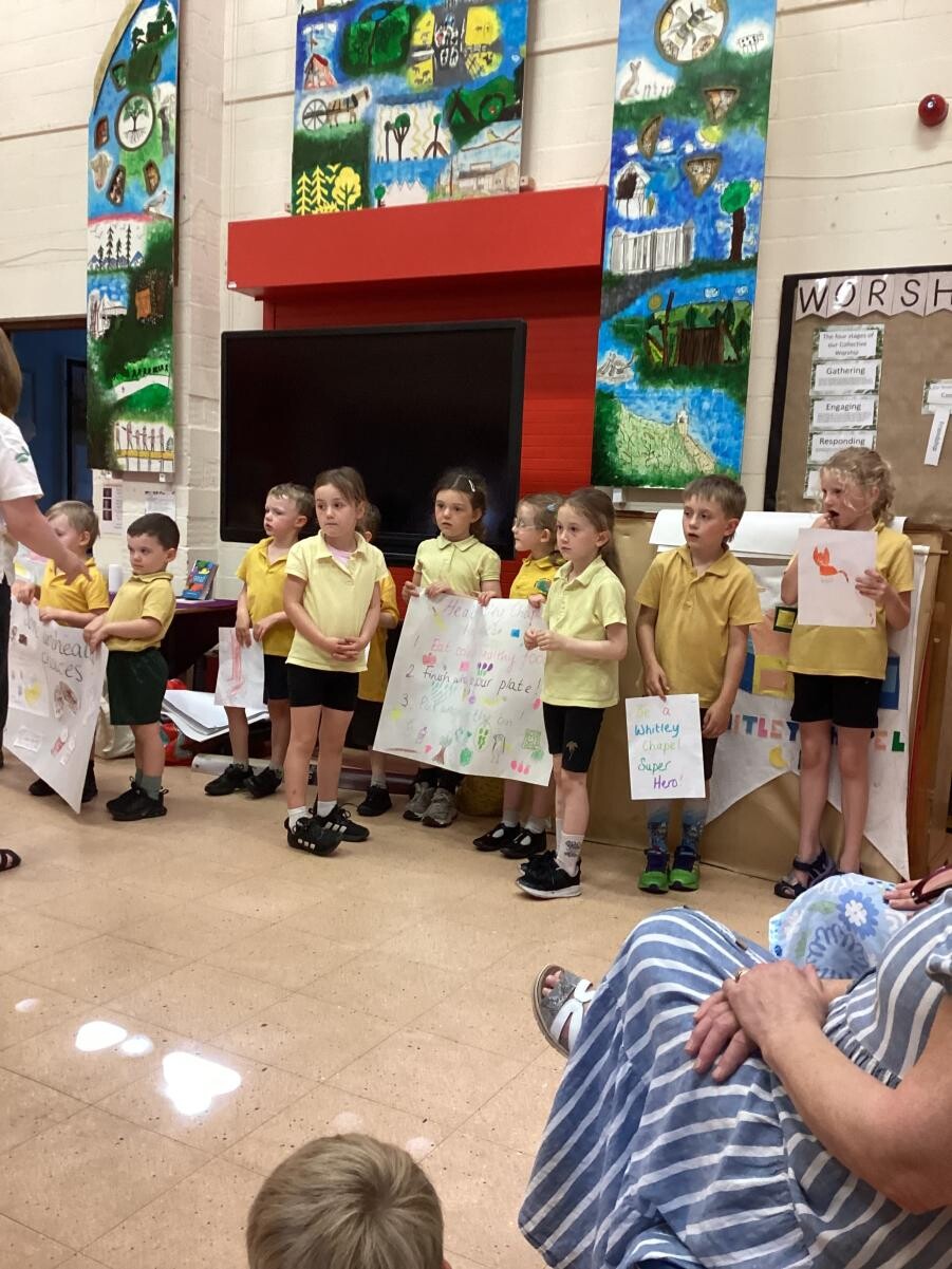 Pupils performing