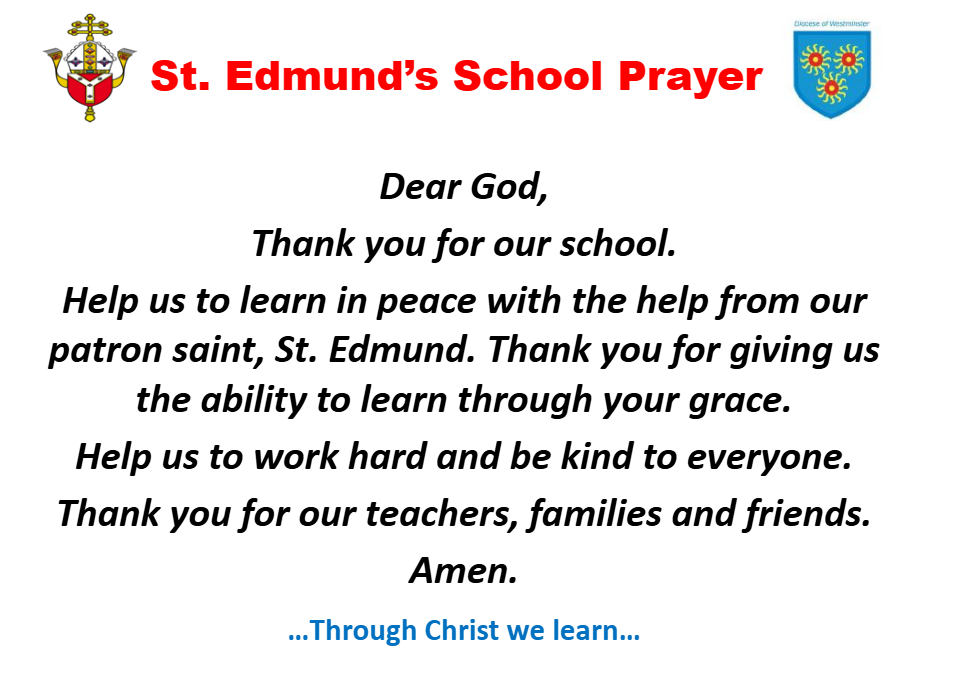 St Edmund's School Prayer