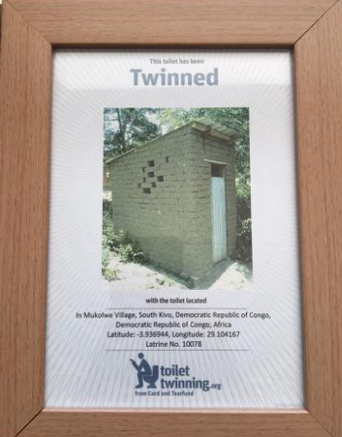 Toilet 'twinning' with the Congo!