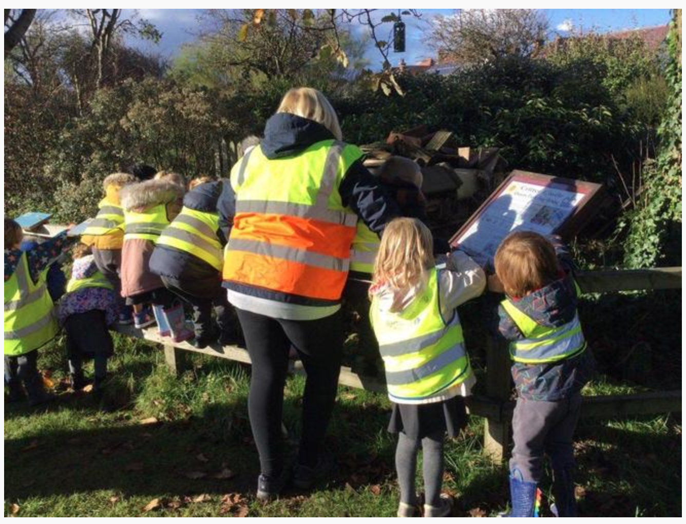 EYFS visit the local environment