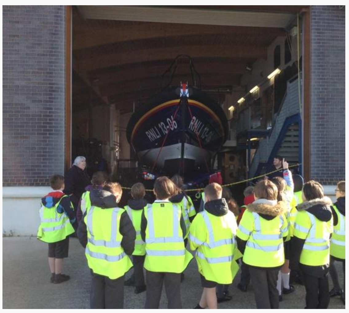 Years 5 and 6 visit the RNLI