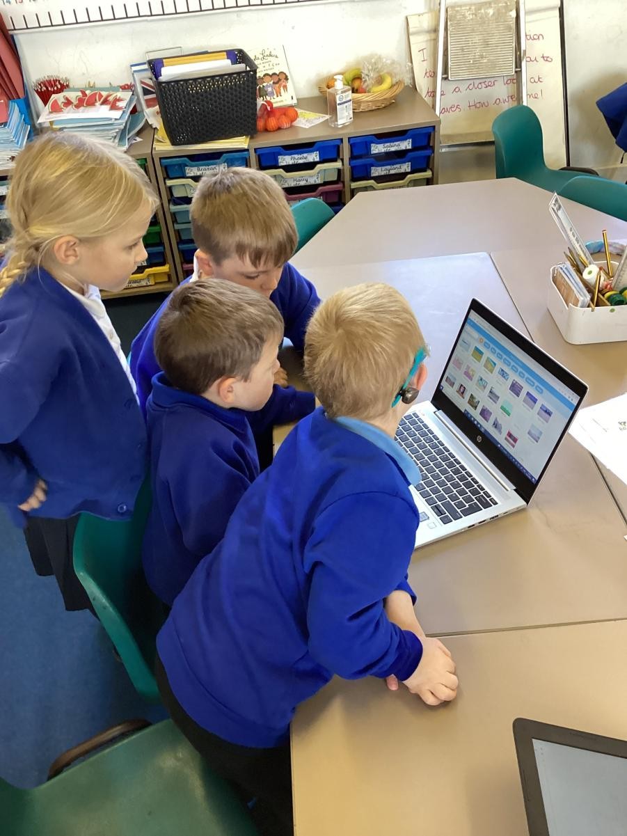 The children enjoyed programming their Scratch characters in groups.