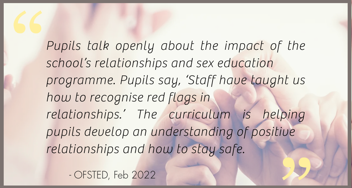 Ofsted quotation