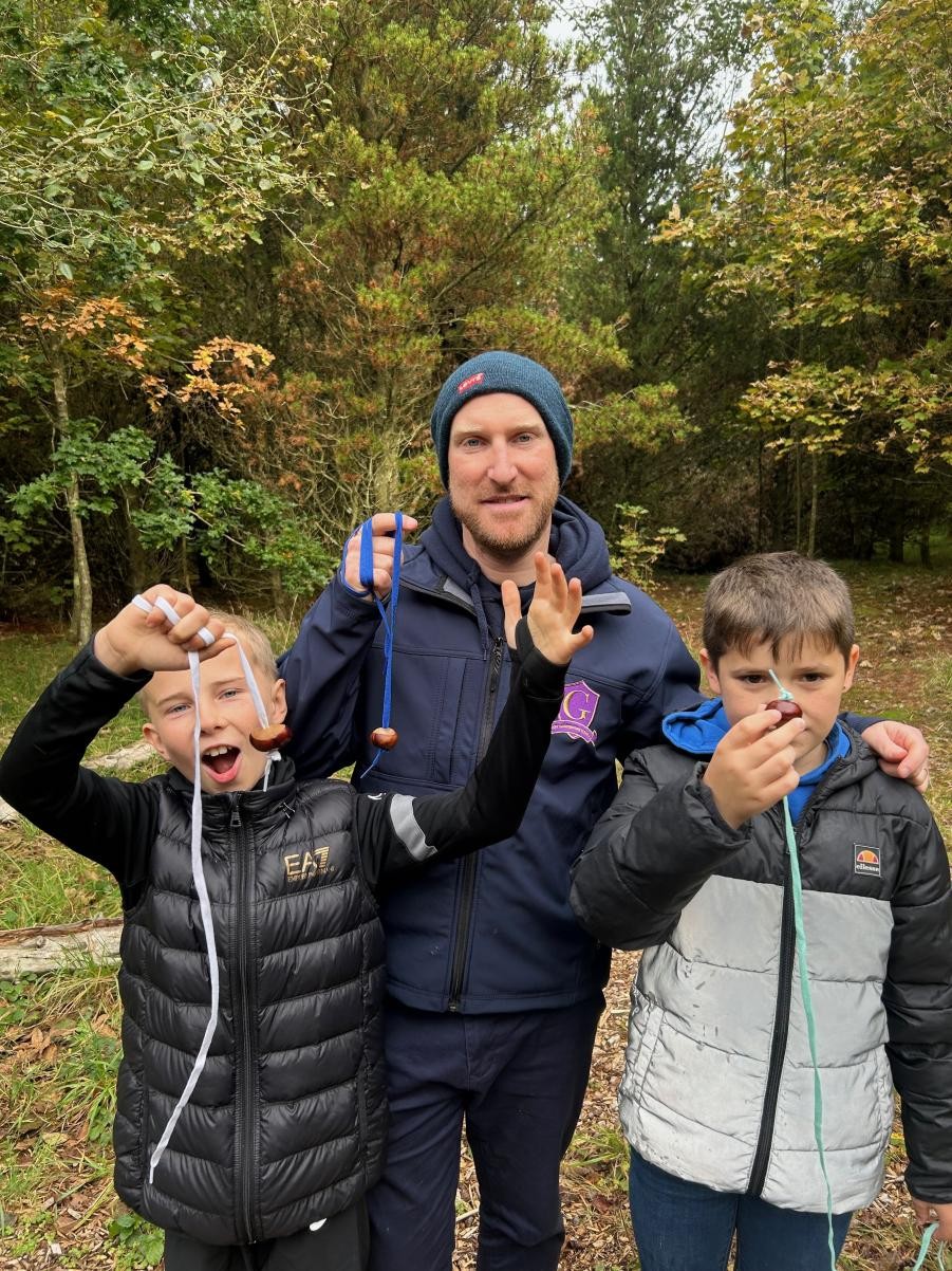 playing conkers