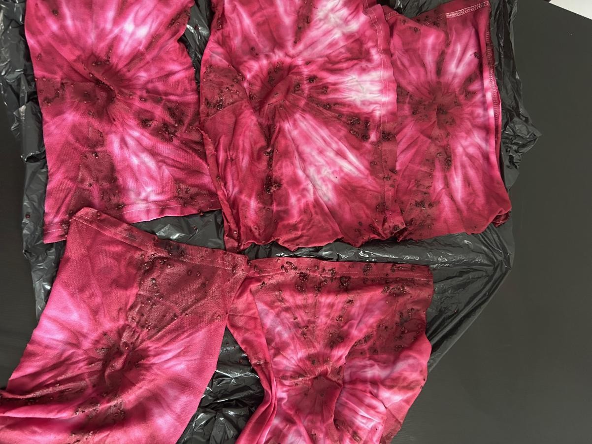 tie dying using natural materials