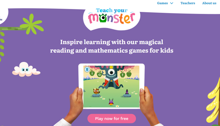 Teach your monster to read logo