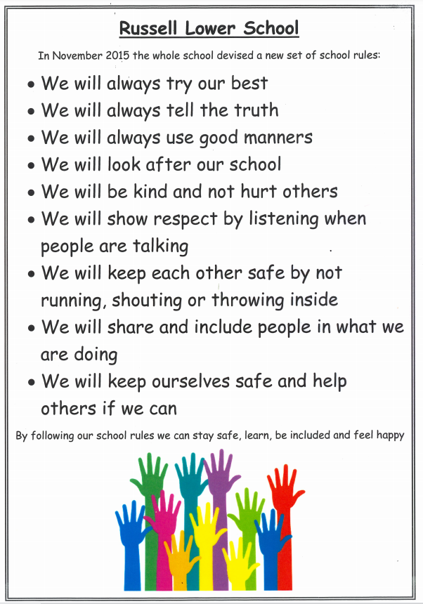 Russell School Rules