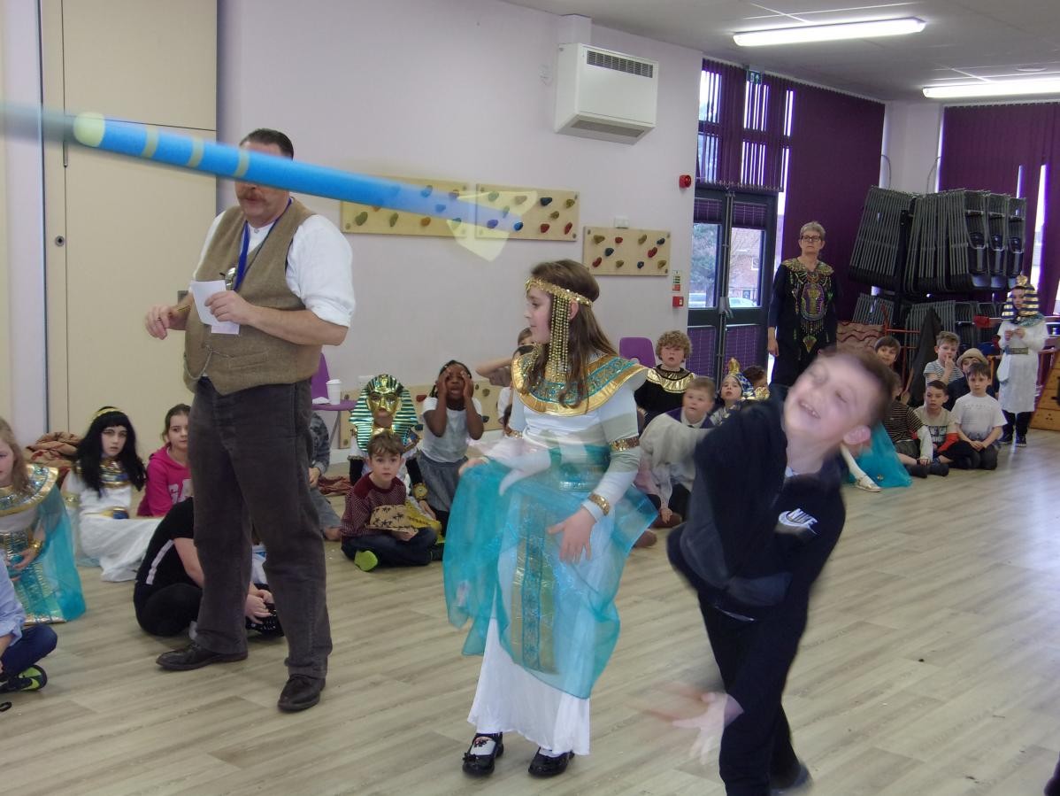 Children in school hall