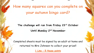 Use your bingo cards