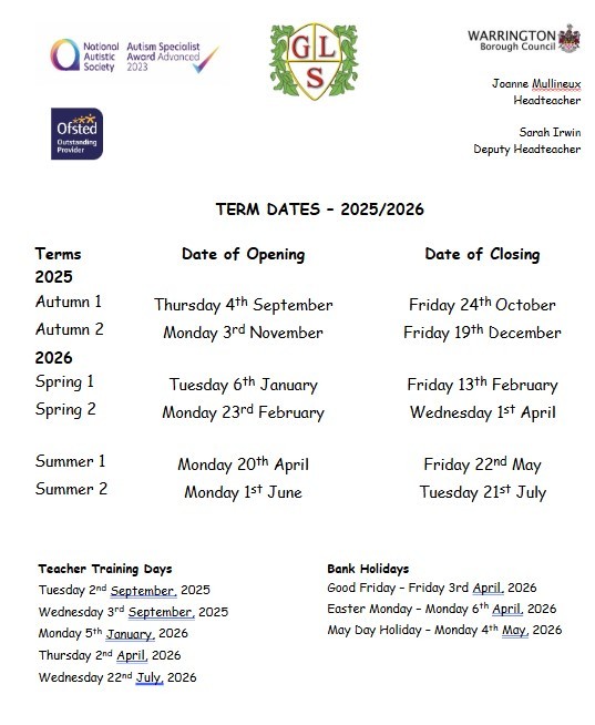 Holiday Dates 25-26