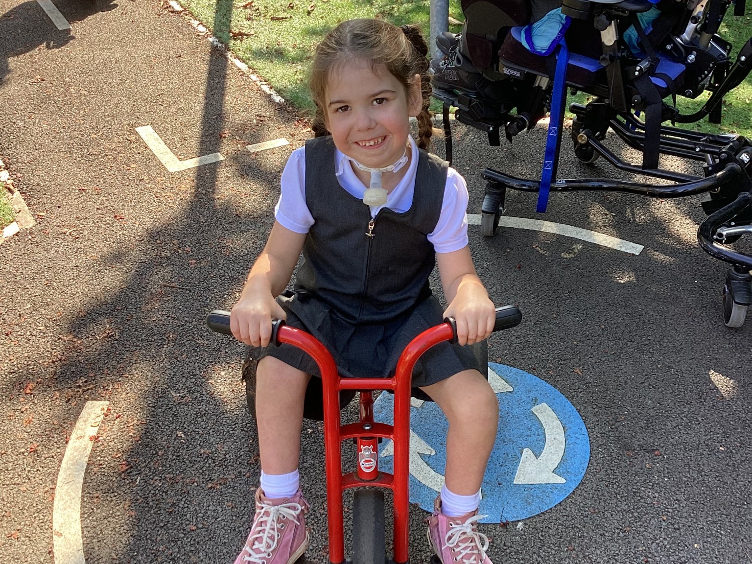 girl on bike