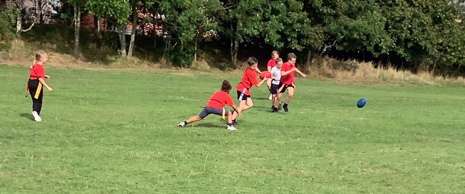 Children playing sports