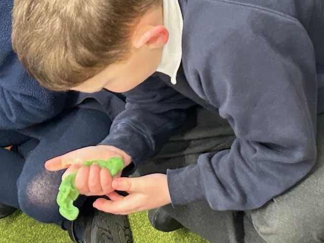 Dough Disco - improving fine motor skills