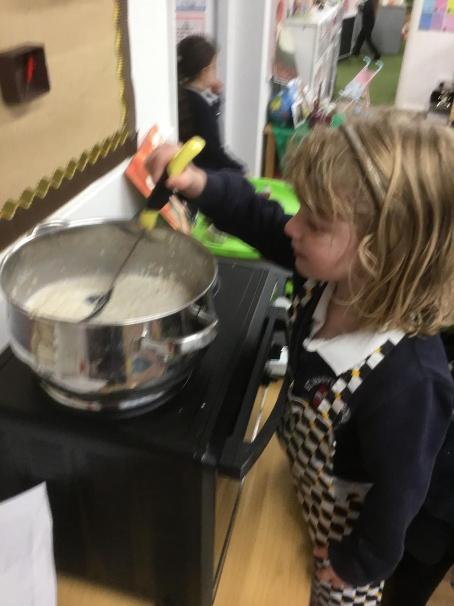 Cooking - we can read a recipe and write our instructions