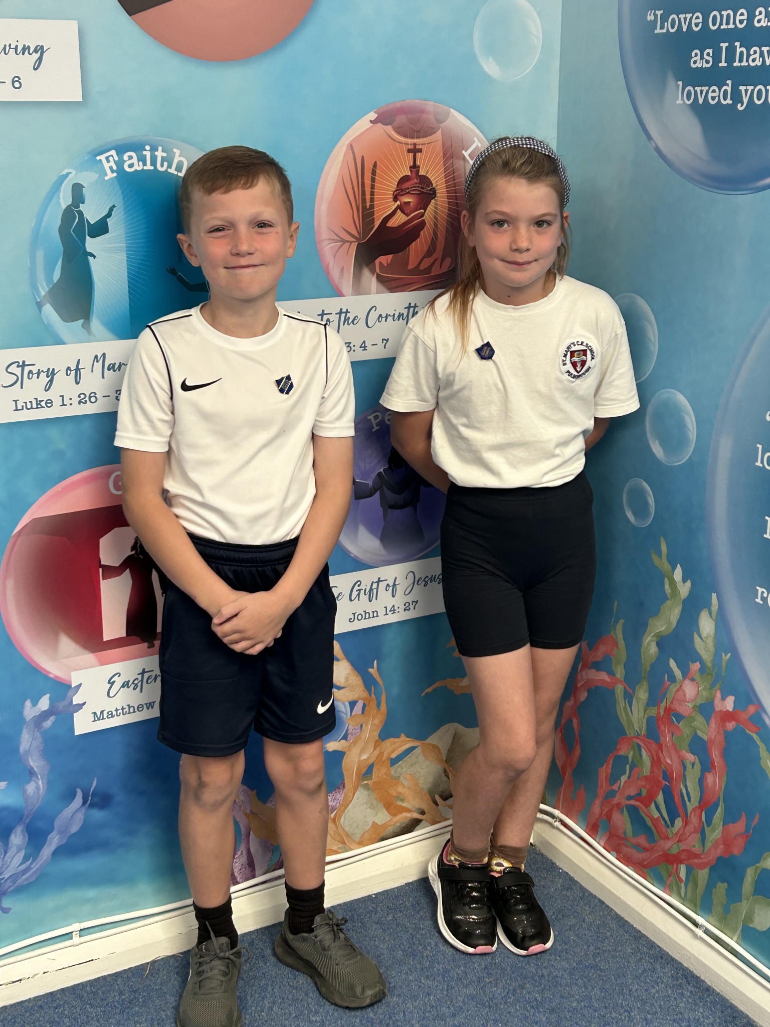 School Council reps - we have two reps from each class that help lead the school