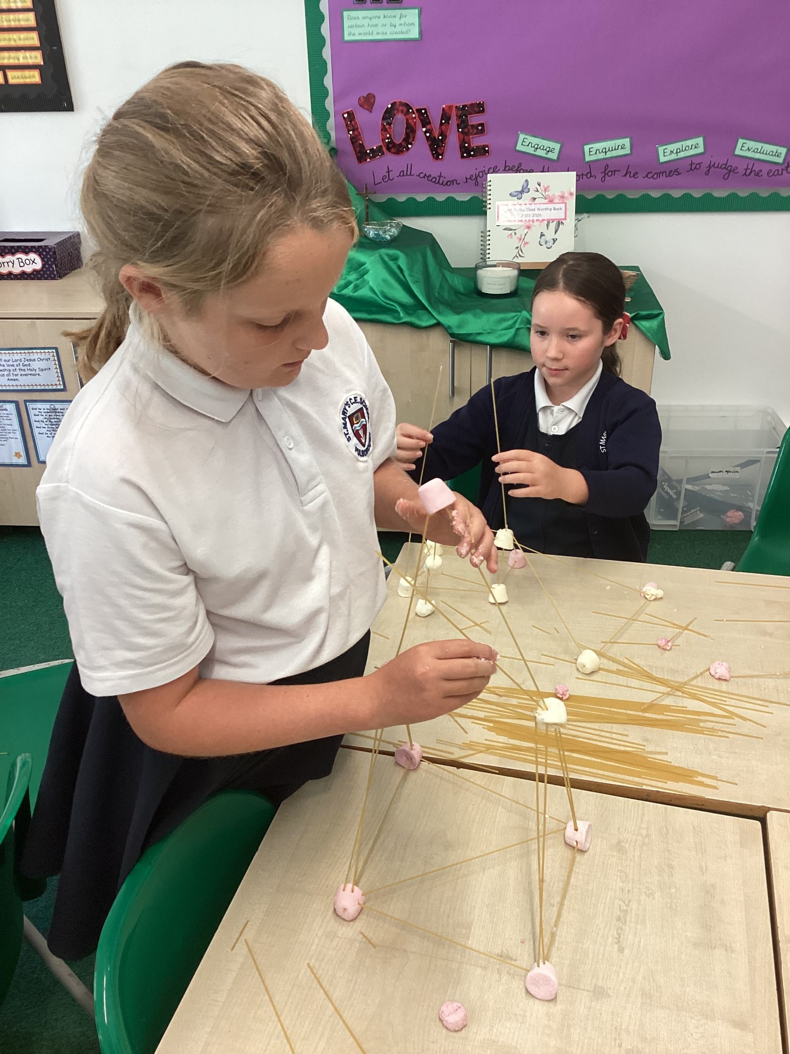 Spaghetti towers...