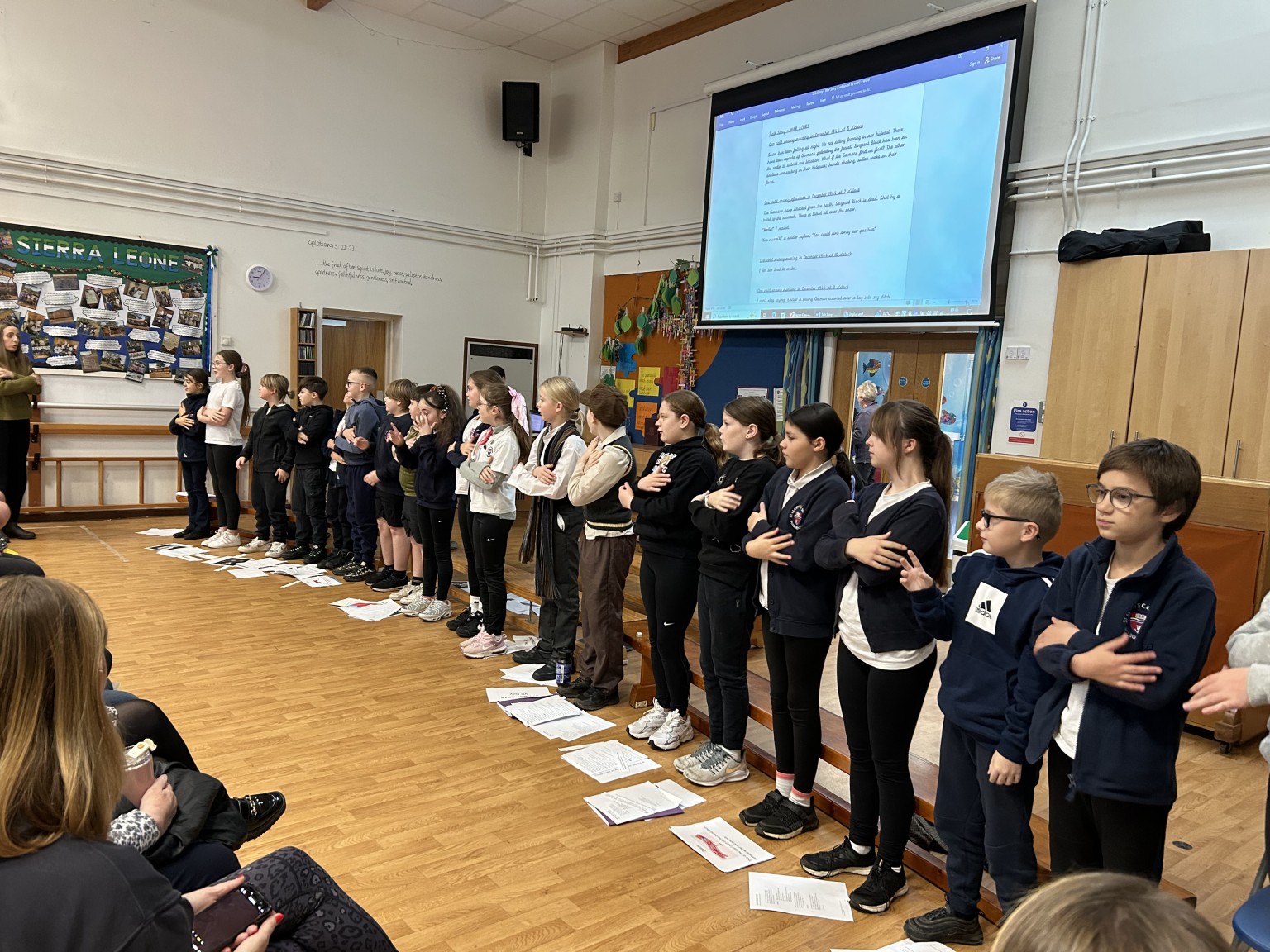 Japan - celebration assembly...