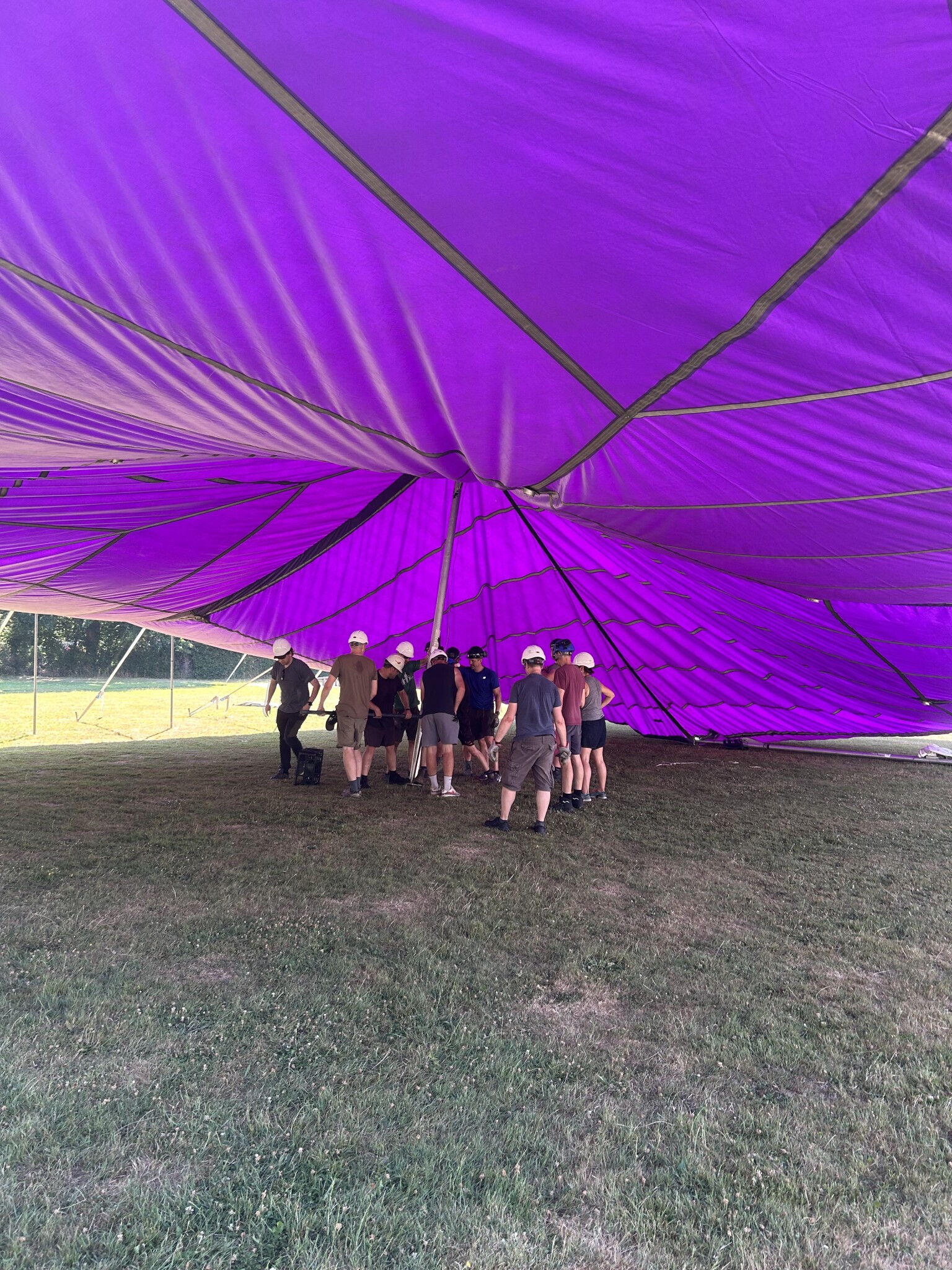 Big Top goes up...
