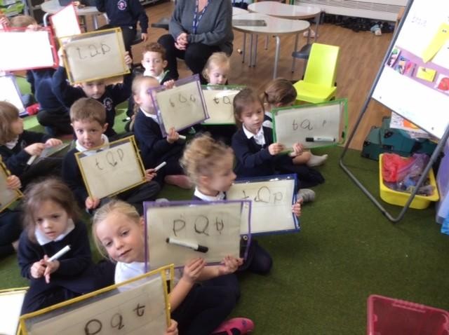 Forming our letters...