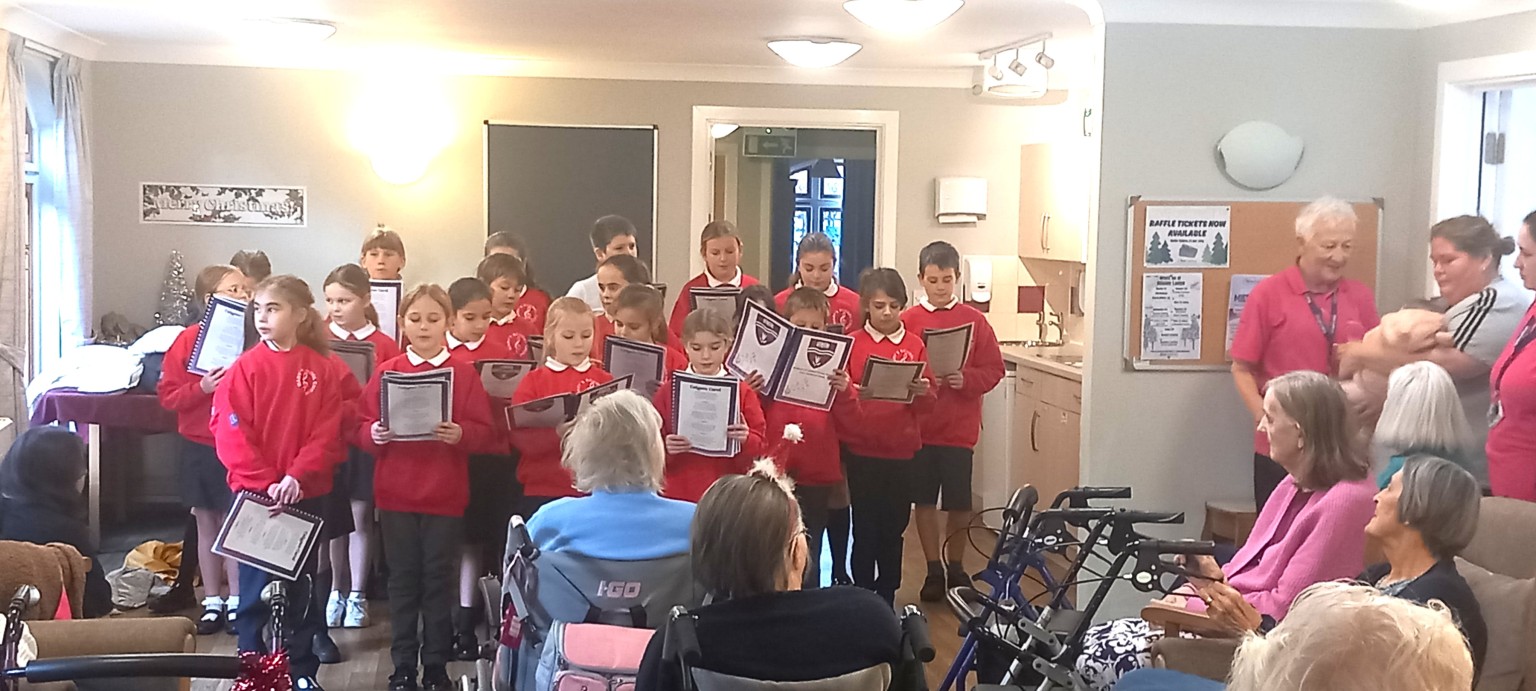 Choir at Hillside Lodge...