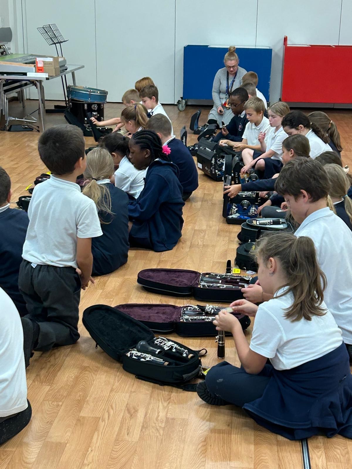 Assembling the instruments...