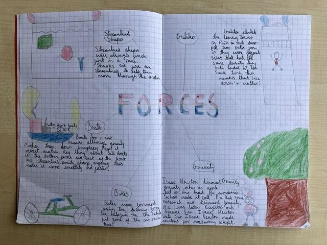 Knowledge organiser on Forces
